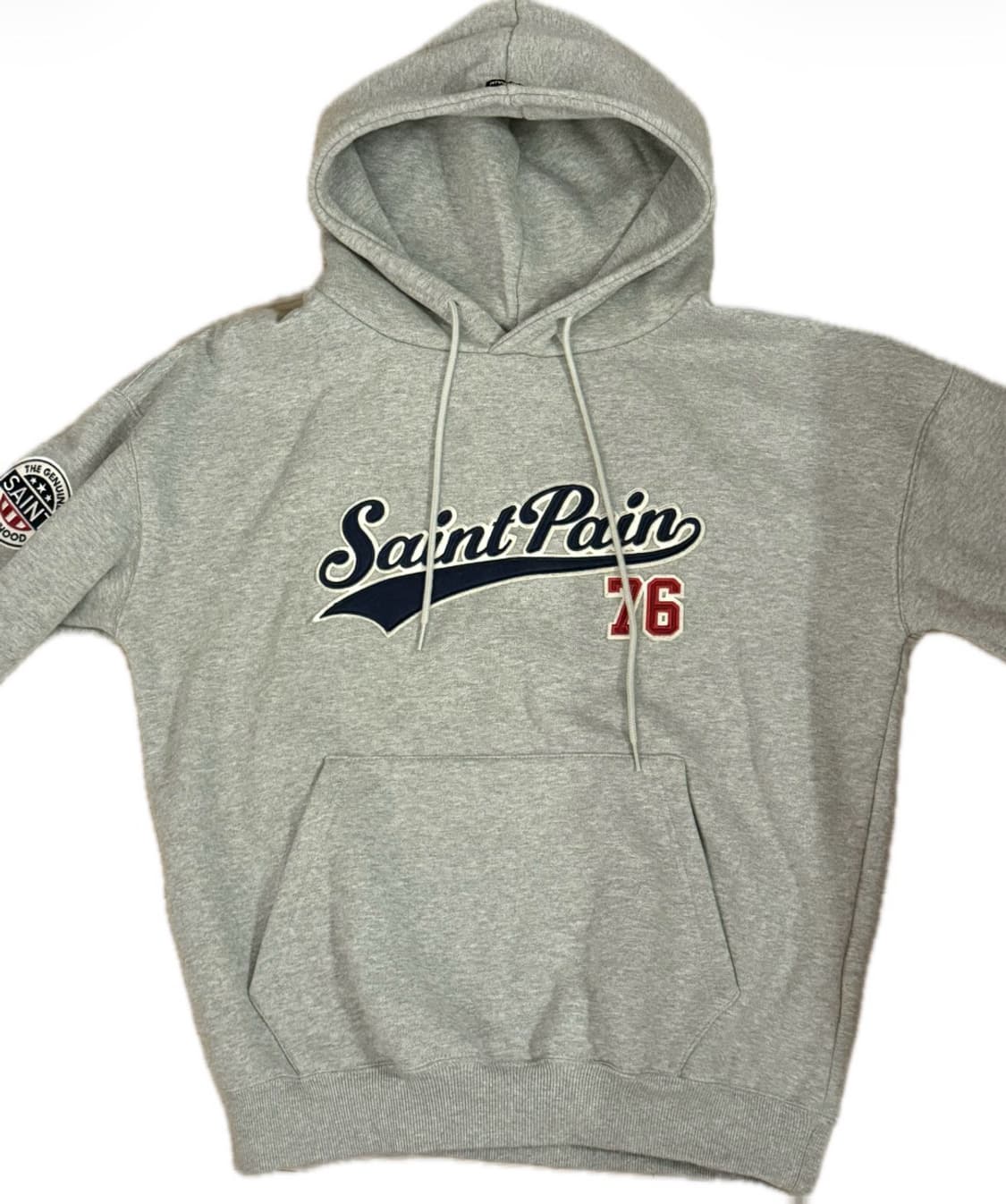 세인트페인 후드티 그레이 상품이미지1