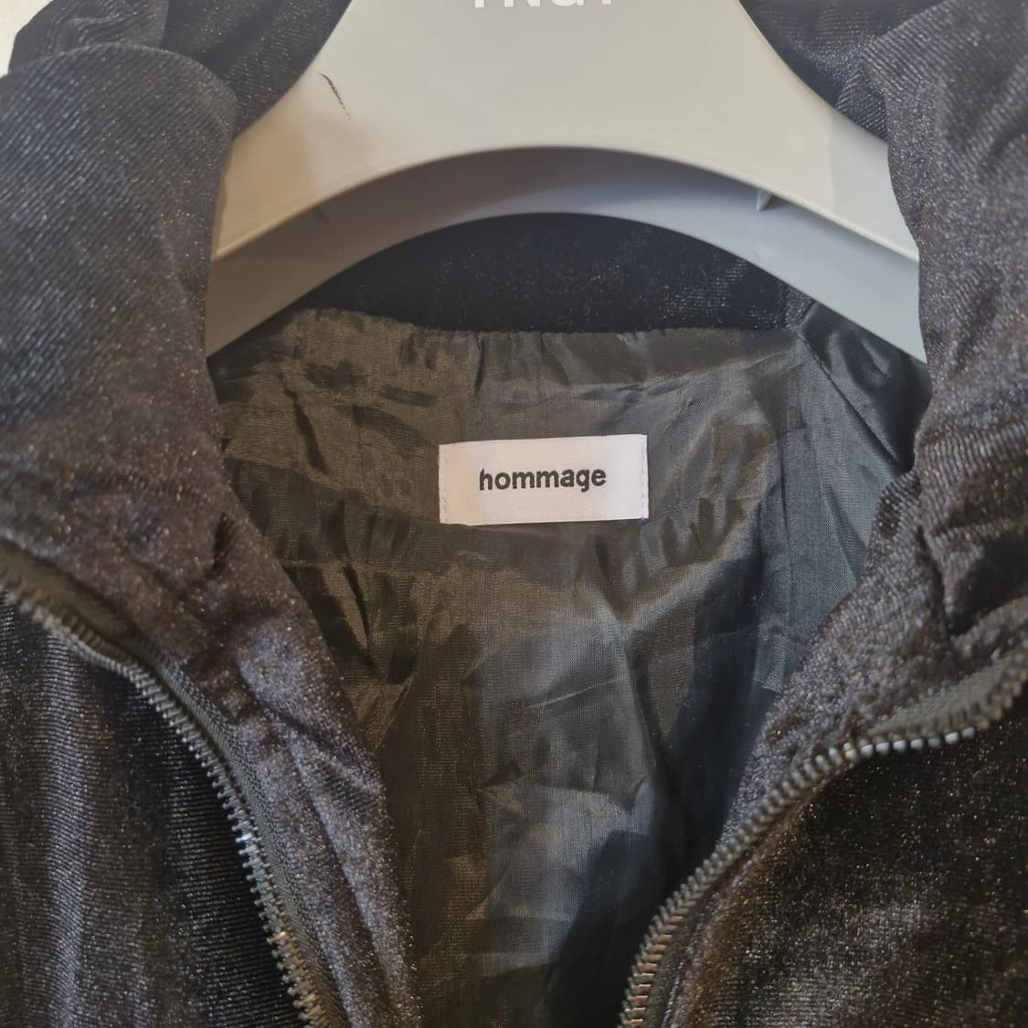 벨벳 트랙 집업 자켓 F 새상품급 상품이미지3