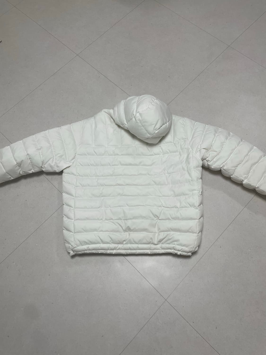 아이보리 경량패딩 상품이미지2