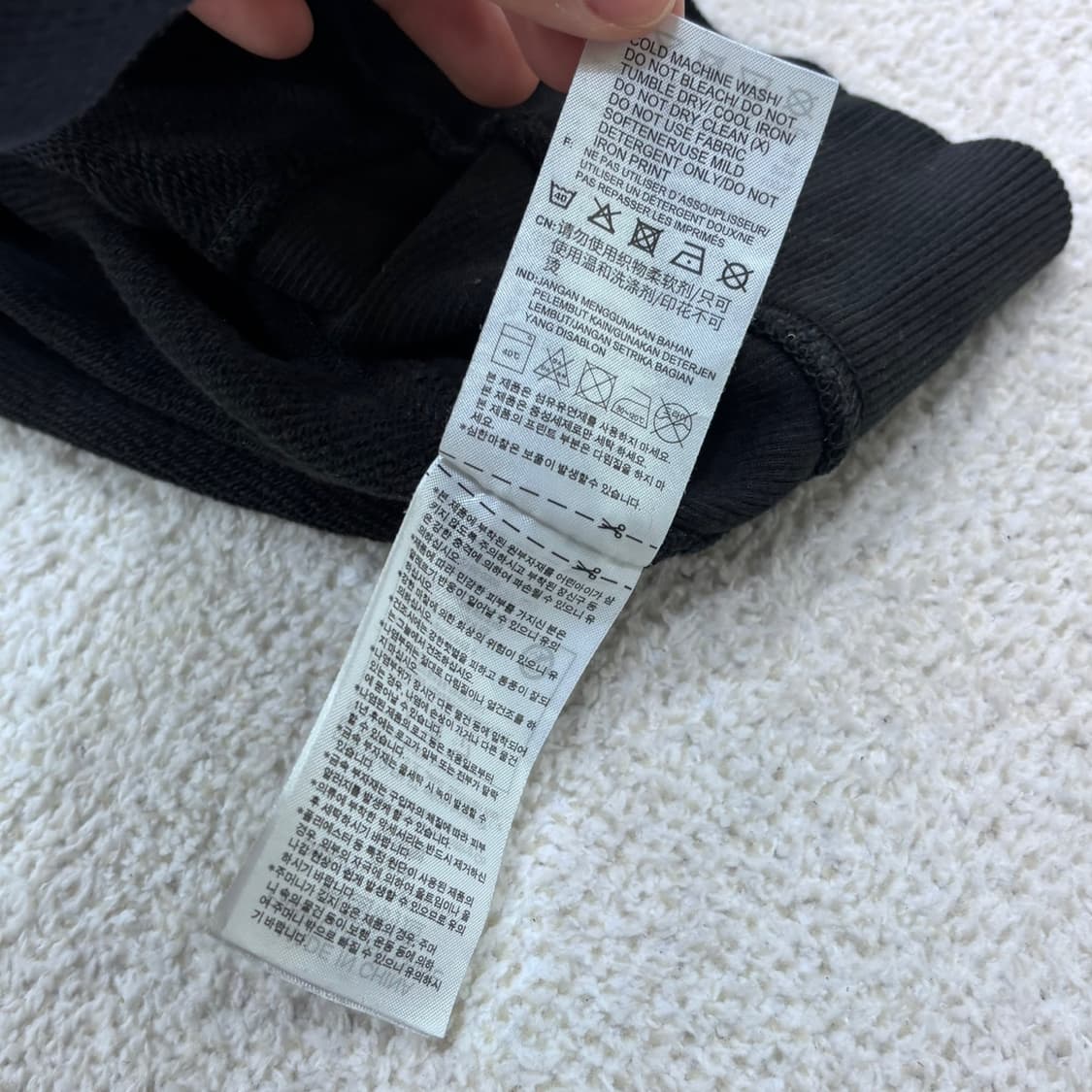 M 아디다스 스몰로고 맨투맨 티셔츠 0309E 상품이미지5