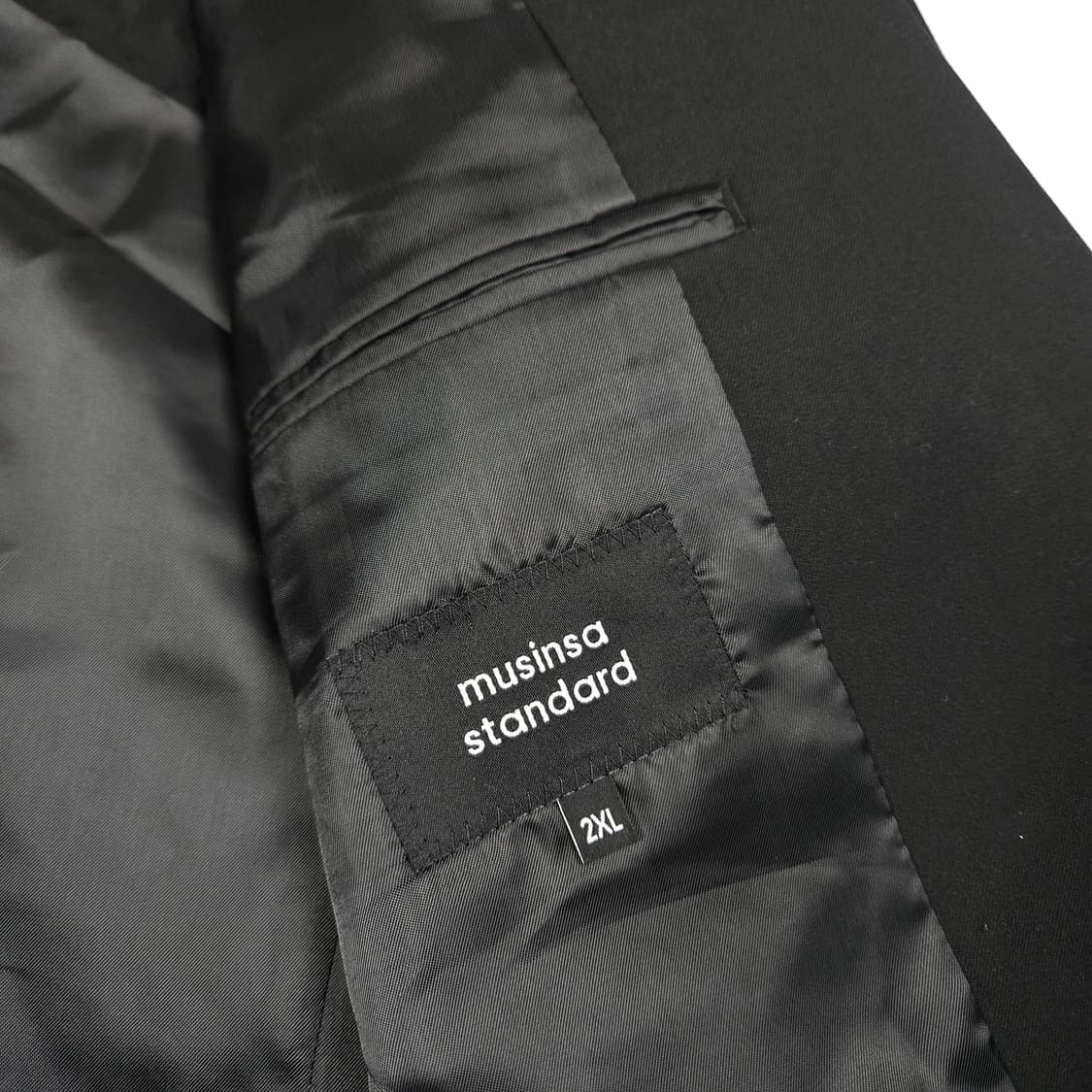 무신사 스탠다드 미니멀 블레이저 블랙 상품이미지4