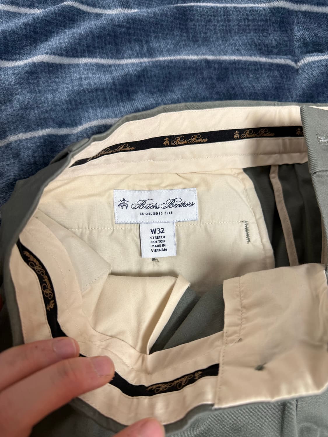 (새상품) 브룩스 스트레치 치노 올리브 상품이미지2