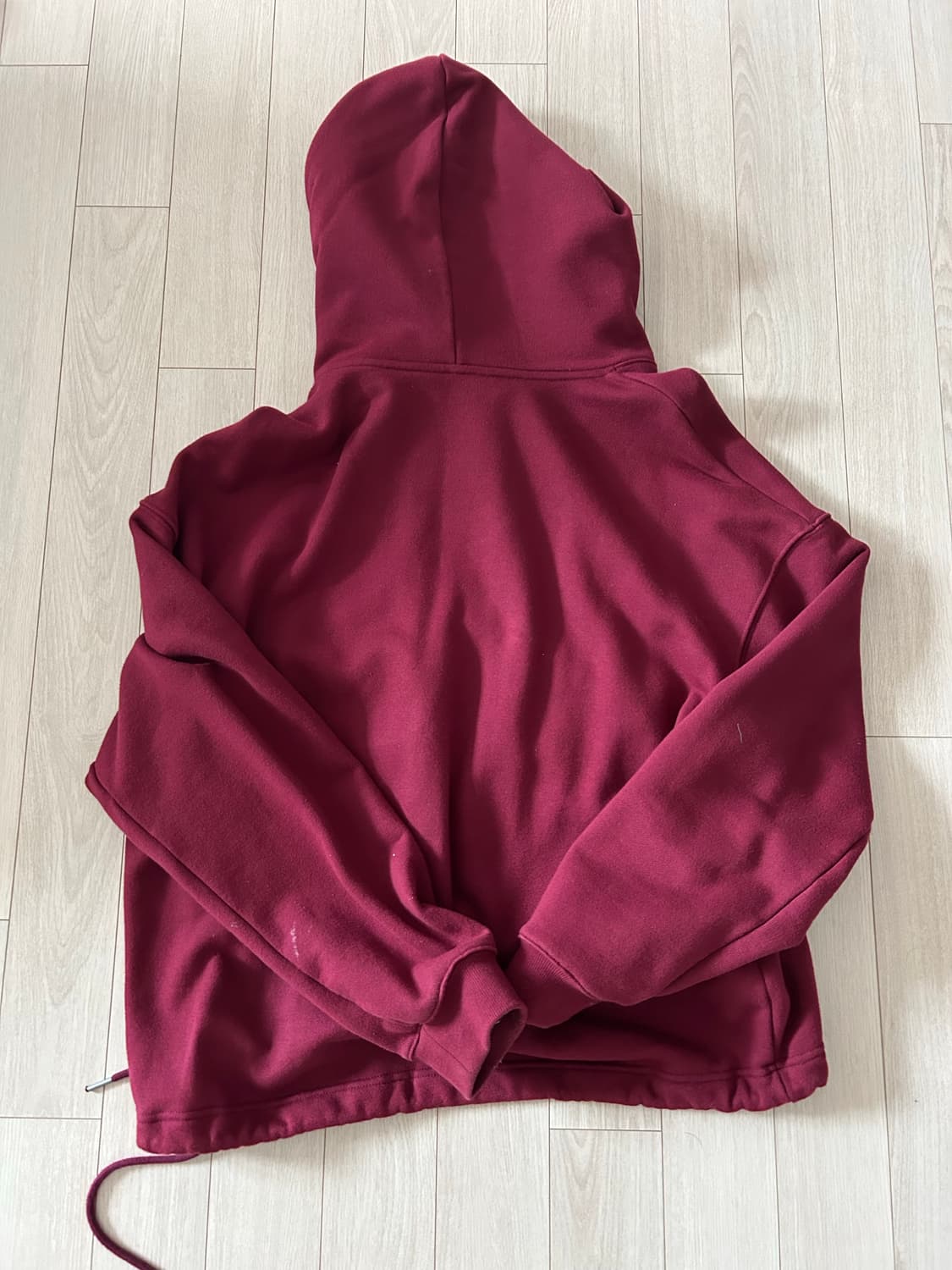 애프터프레이 버건디 후디 상품이미지2