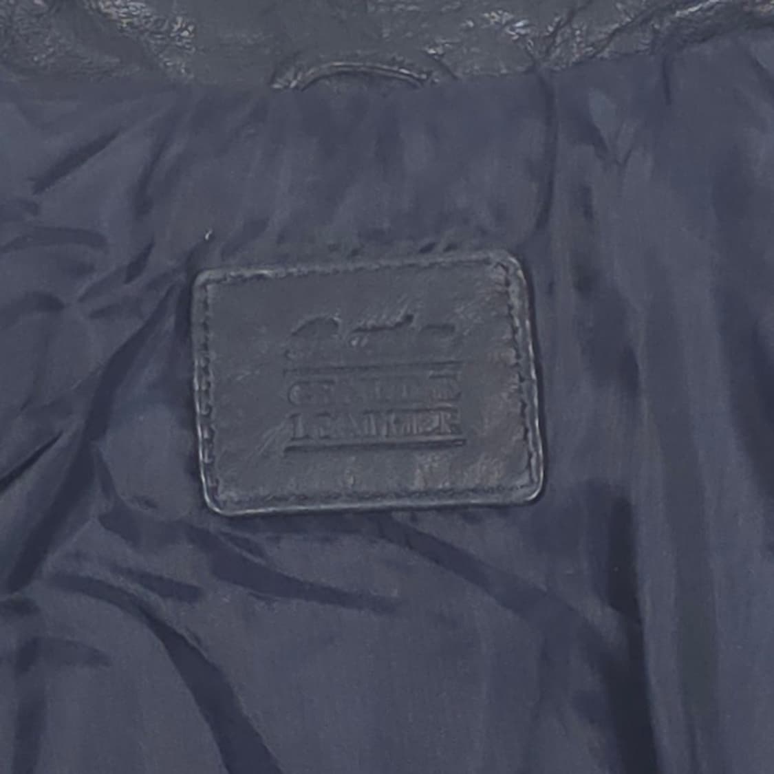 BATA 이태리 램스킨 하이넥 레더 자켓 S 상품이미지6