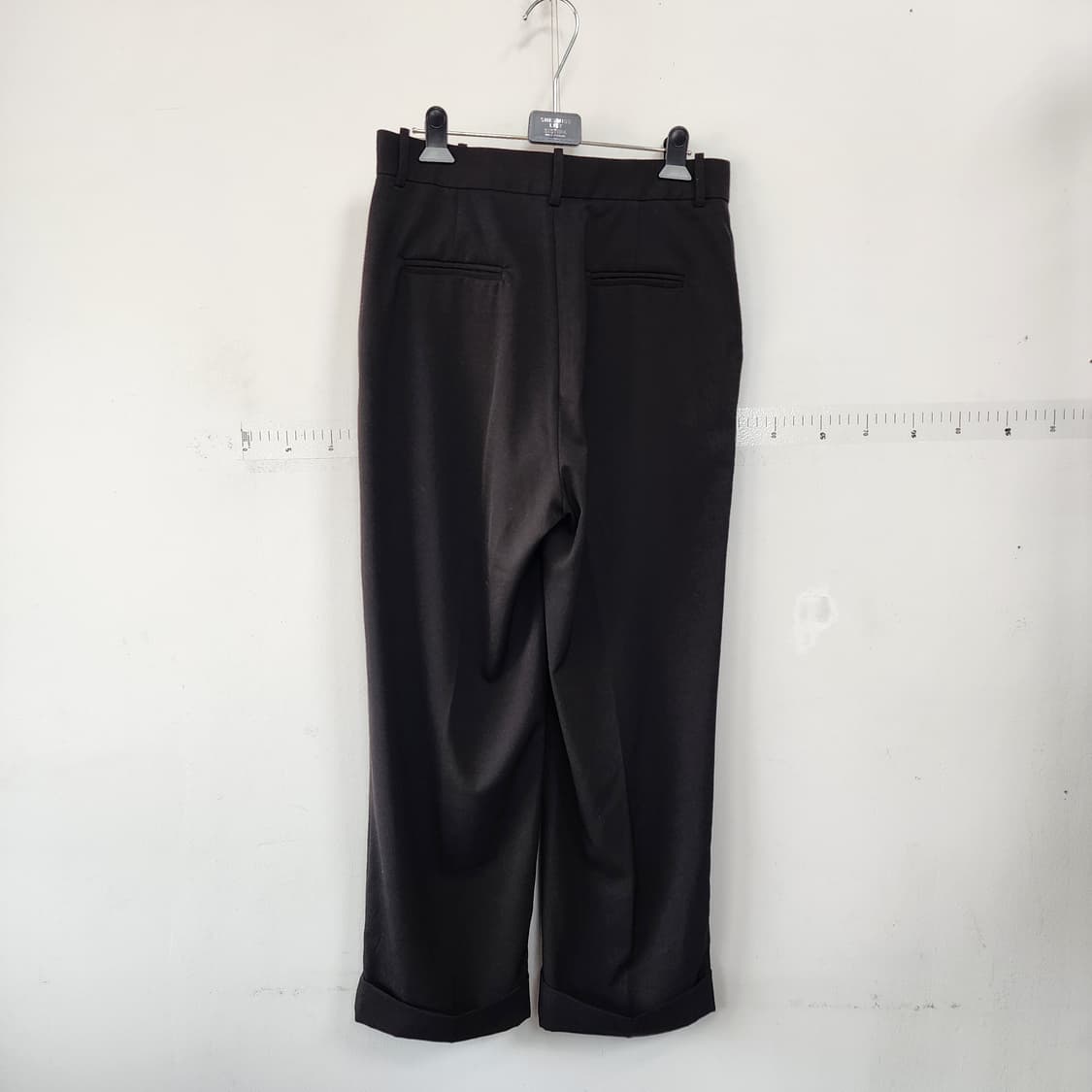 막스마라 검정색 롤업 바지 슬랙스 상품이미지3