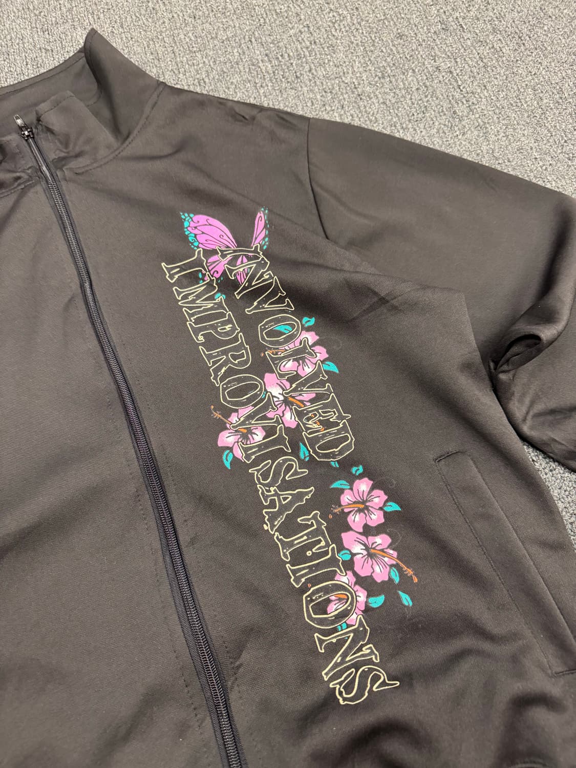 Japanese vintage 동양프린팅 집업져지 상품이미지2