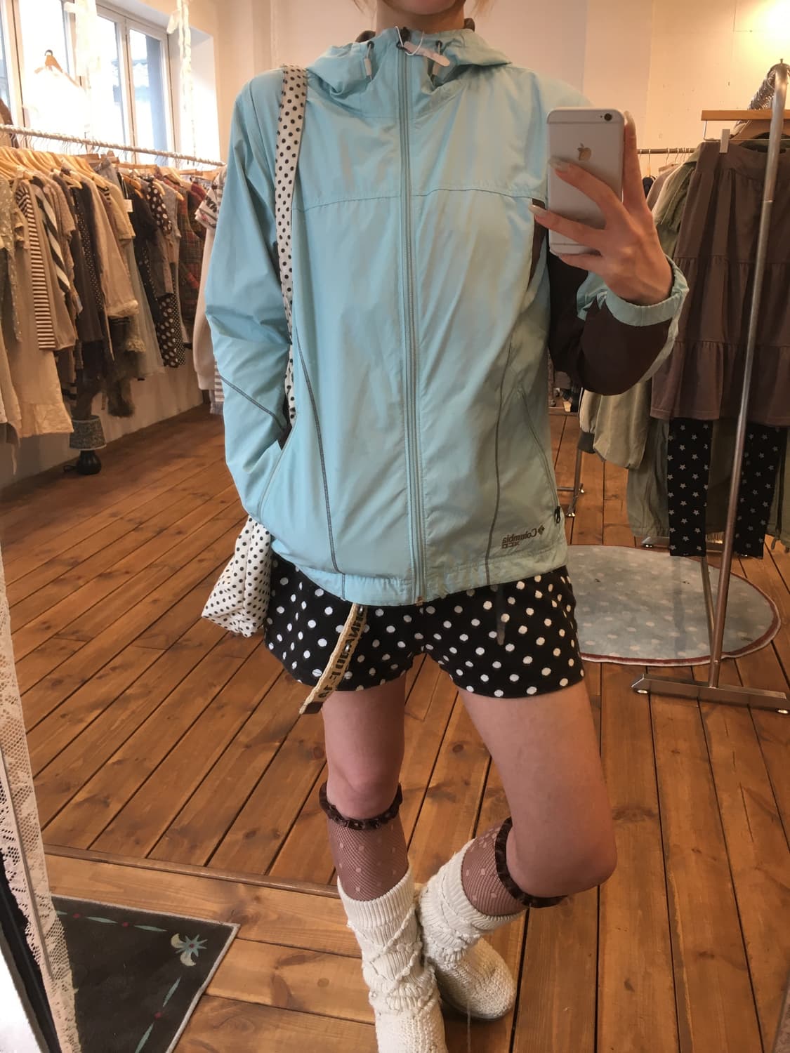 콜롬비아 민트 초코 바람막이  상품이미지3