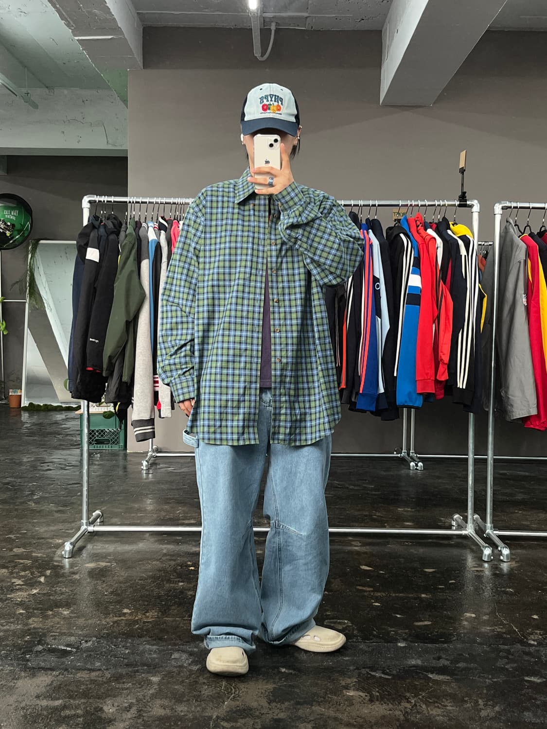 L.L bean 체크 셔츠 상품이미지3