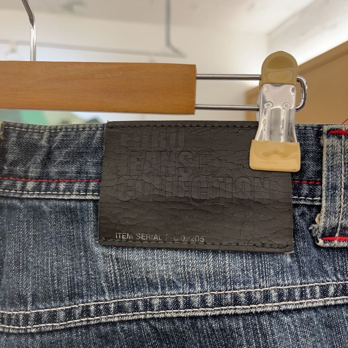 푸부 포드 머스탱 키치 스트릿 힙합 데님팬츠 34인치 C08795 상품이미지5