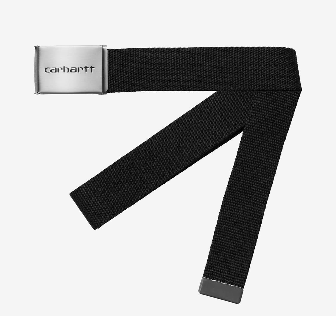 칼하트 클립 벨트 크롬 (블랙) 상품이미지1