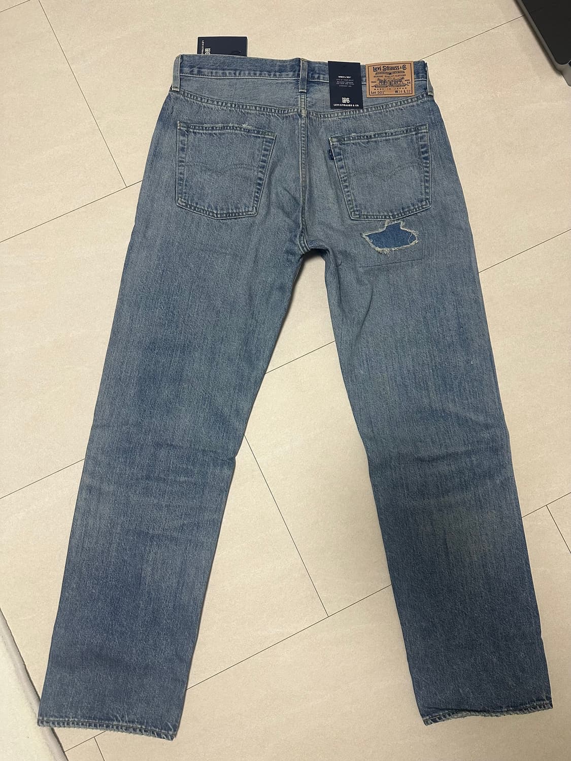 리바이스 블루탭 1980 501 새상품 판매해요 상품이미지4