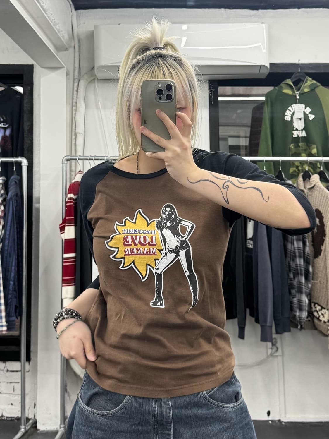 히스테릭 글래머 Love Maker 7부 롱슬리브 상품이미지3