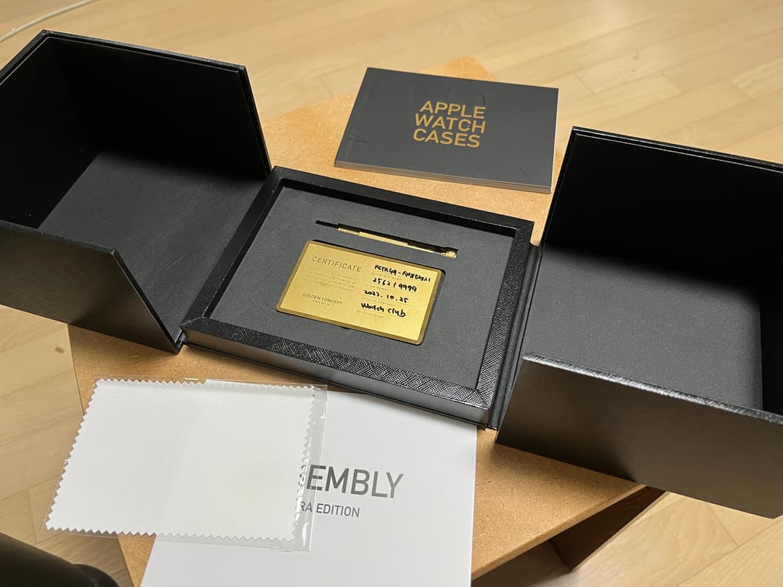 골든컨셉 애플워치 울트라2케이스 오렌지선셋 RSTR49mm(풀박스) 상품이미지9