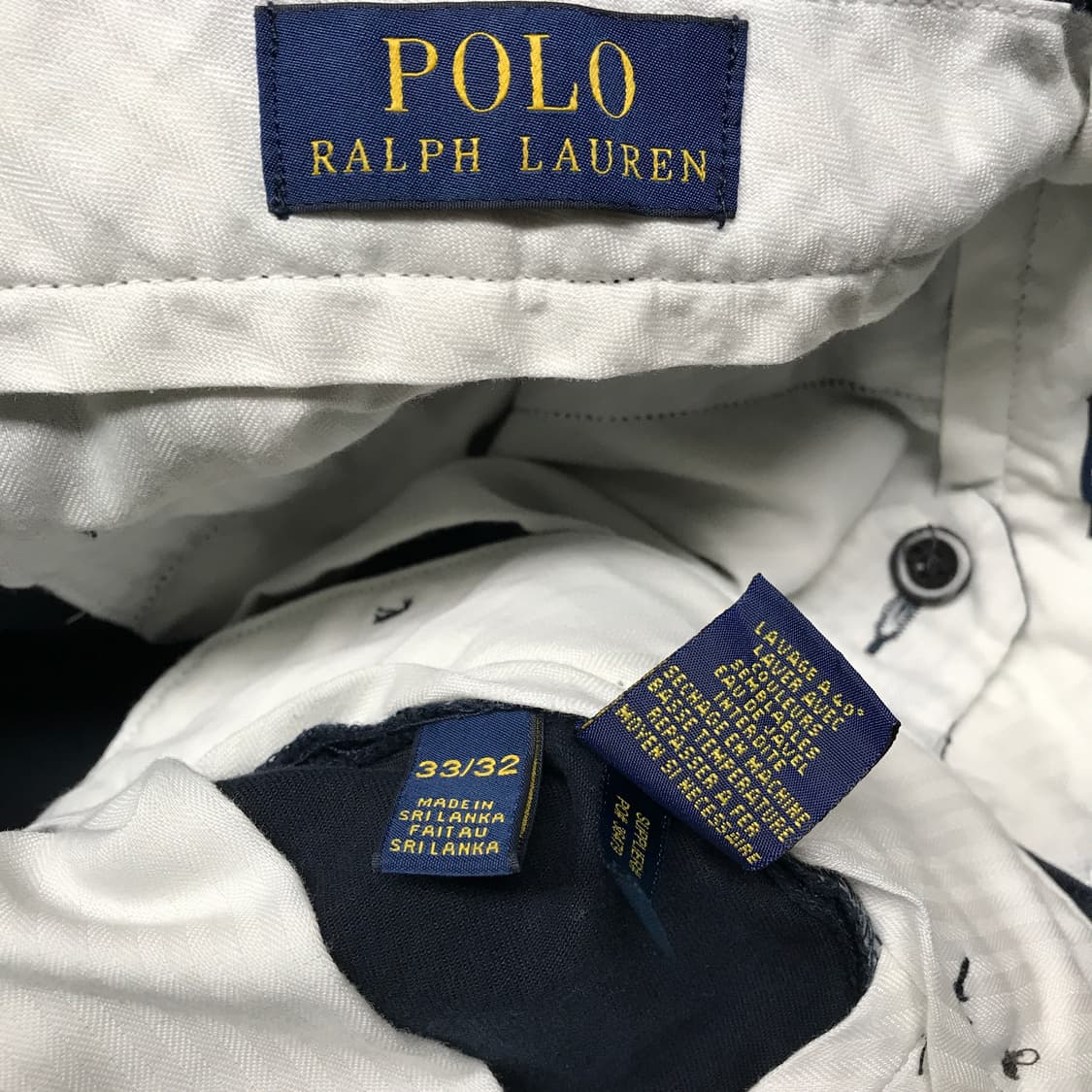 폴로 랄프로렌 네이비 치노 팬츠 33/32 상품이미지6
