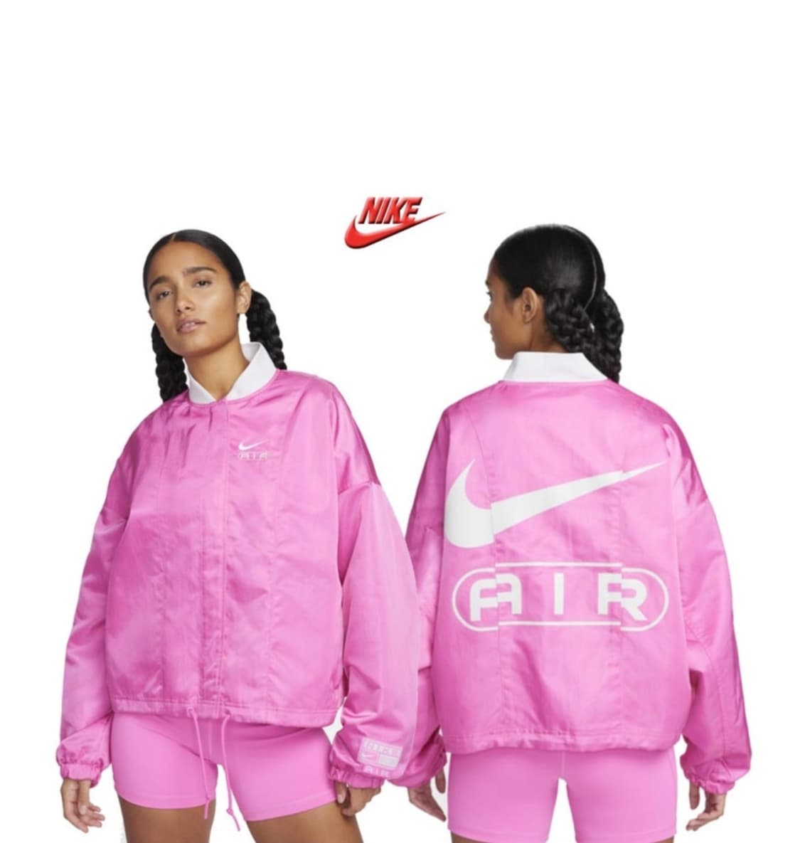 나이키 에어 우븐 봄버자켓 블루종 뉴진스 해린착용 상품이미지2