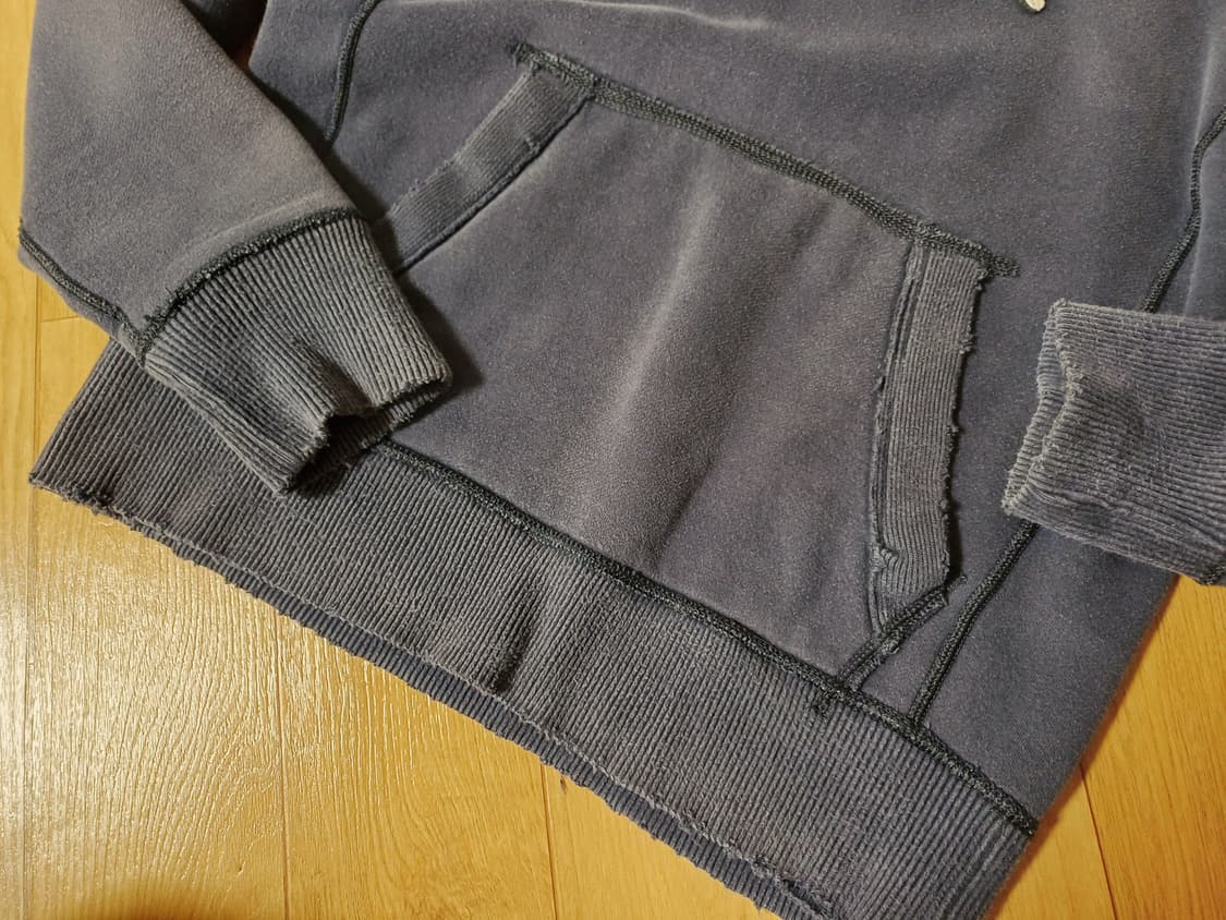 아베크롬비 빈티지워싱 네이비 후드집업 상품이미지3