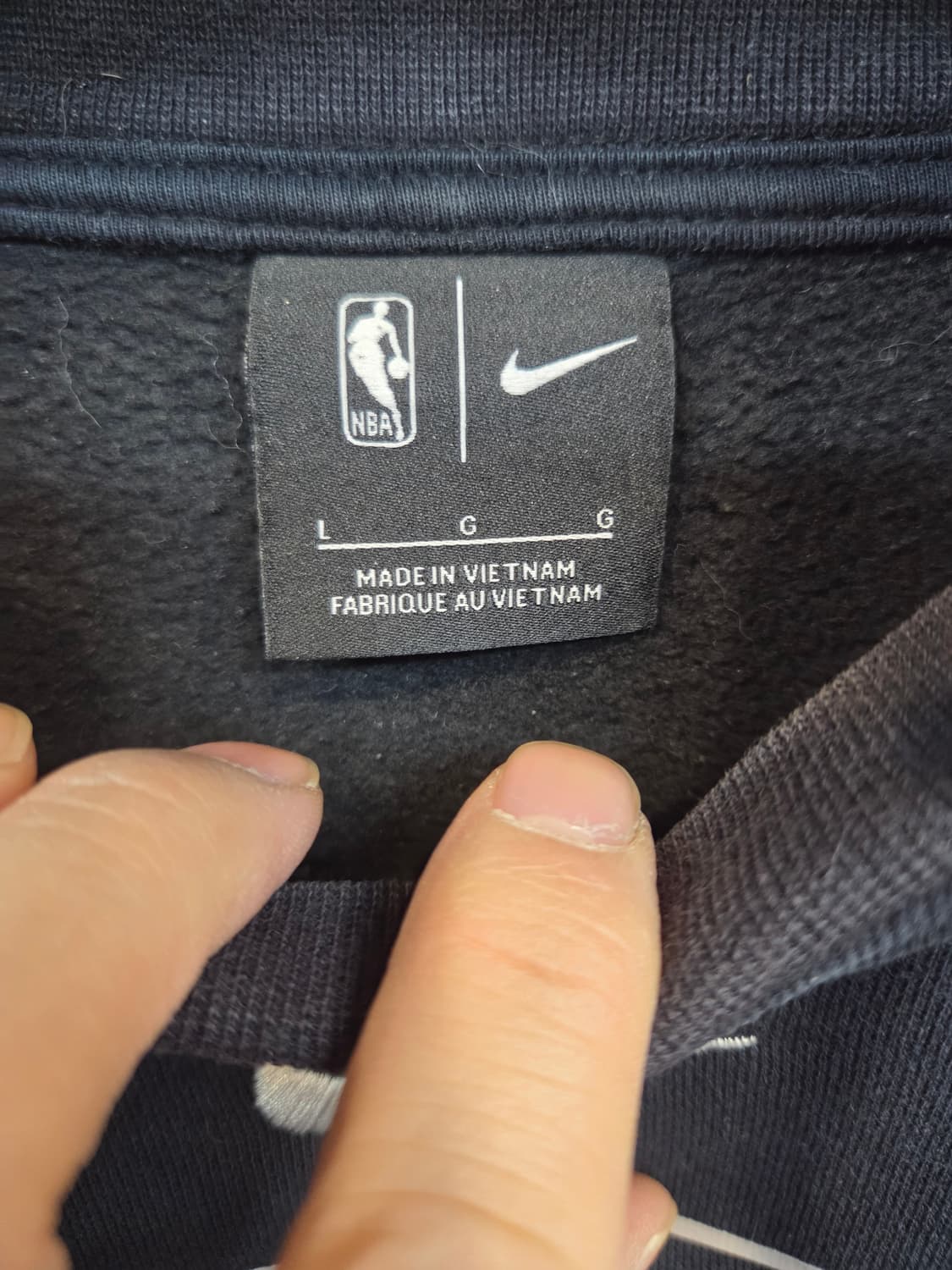 나이키 nba 브루클린 넷츠 기모 후드티 L 상품이미지3