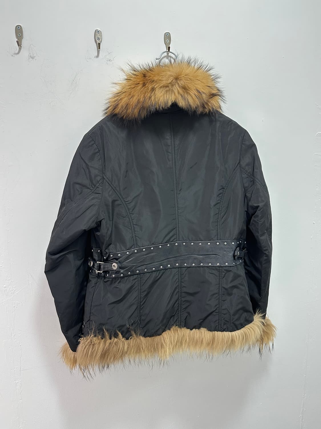 Raccoon fur sheepskin leather detail fur 상품이미지6