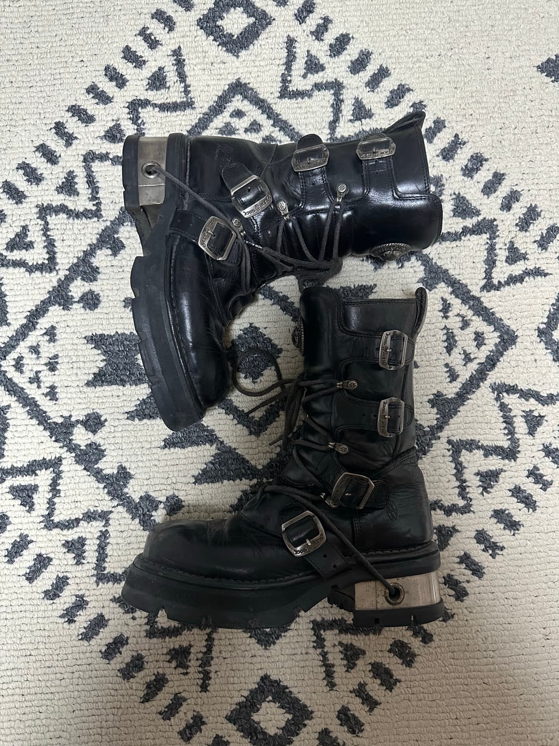New Rock metallic boots 상품이미지1
