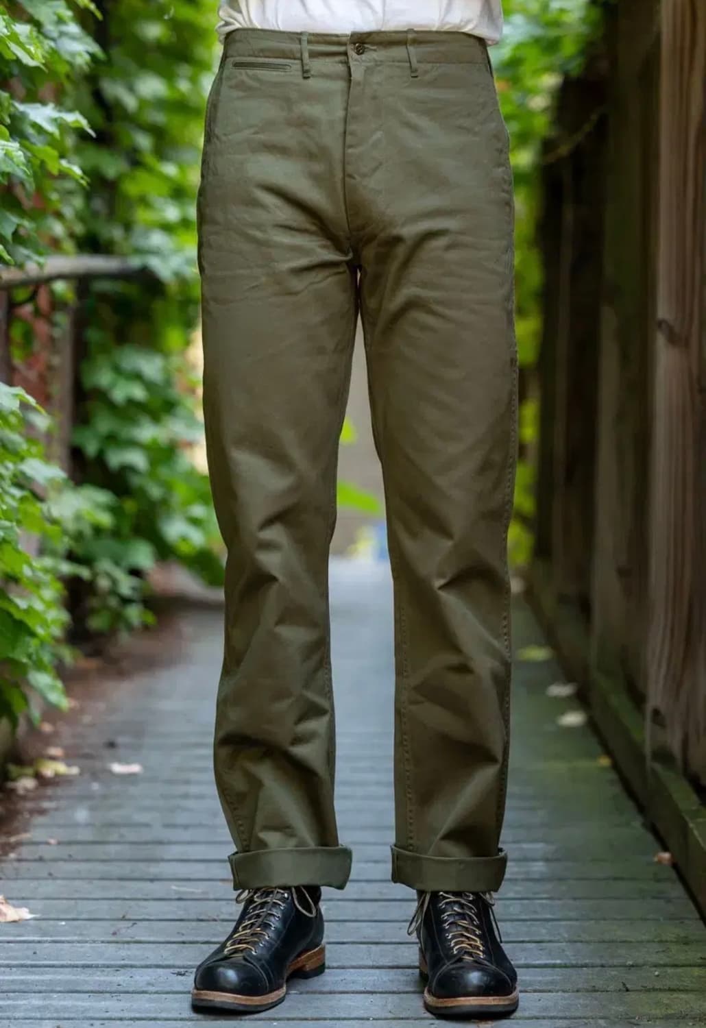 버즈릭슨 치노 br40025 올리브 새상품 38 판매합니다. 변색 있음 상품이미지2