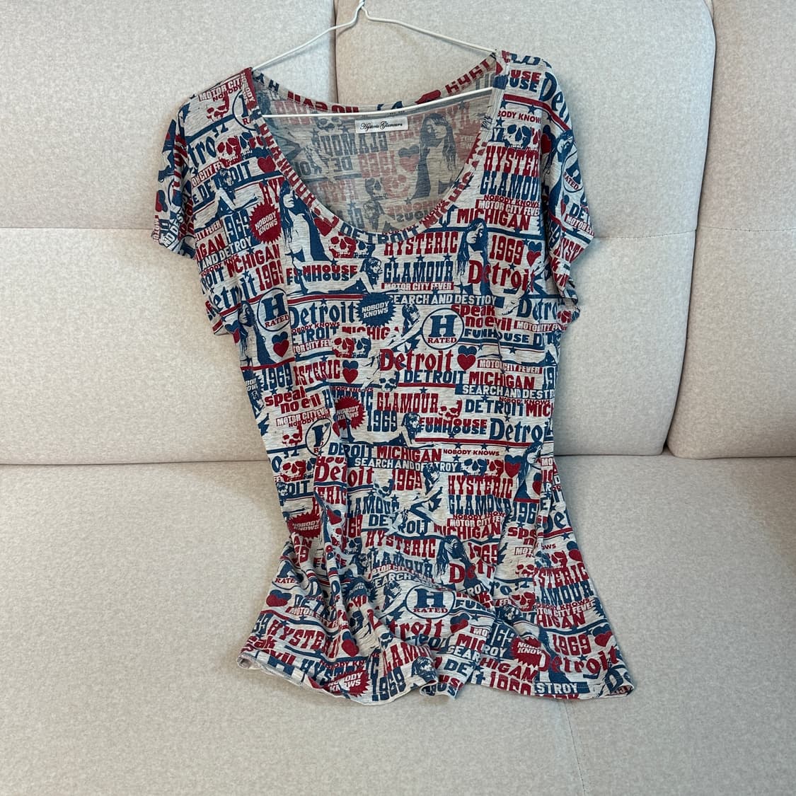 히스테릭 글래머 티셔츠 상품이미지2