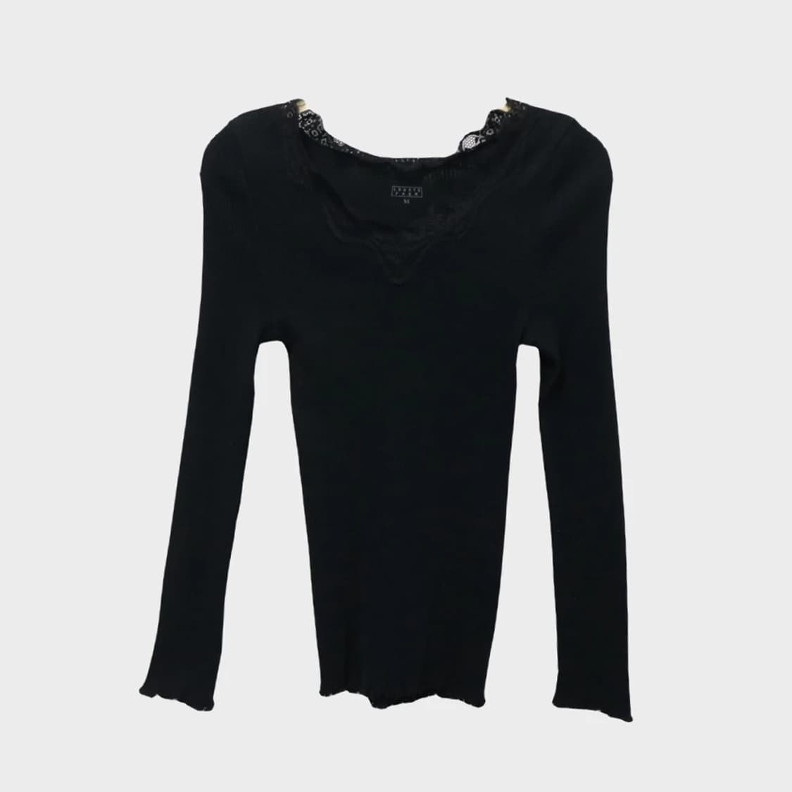 로리즈 팜 레이스 잔골지 티셔츠 61881 상품이미지1