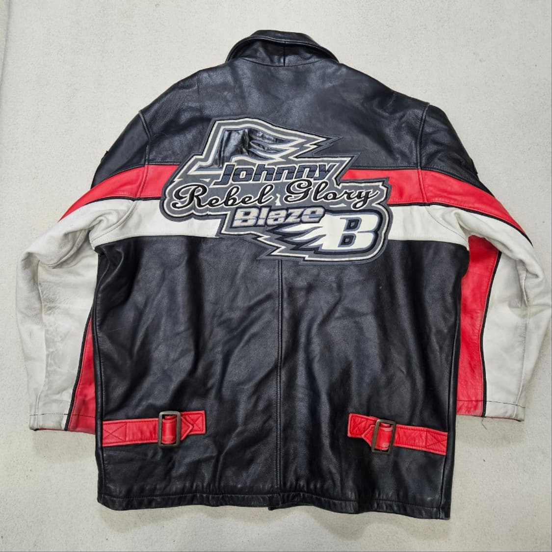 90s 조니 블레이즈 레더 자켓 XXL 상품이미지3