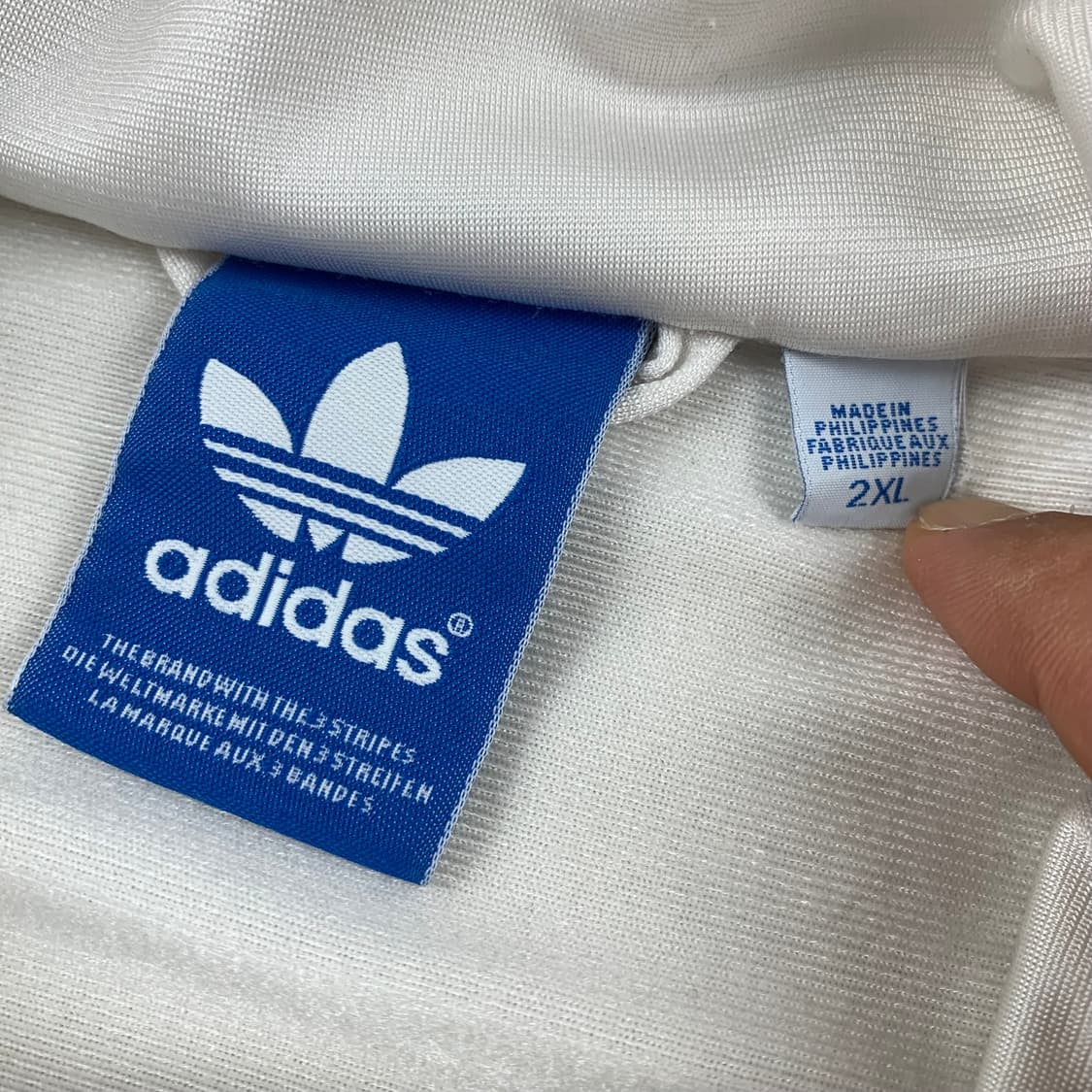 아디다스 구형 파이어버드 트랙탑 져지 화이트 빅사이즈  상품이미지6