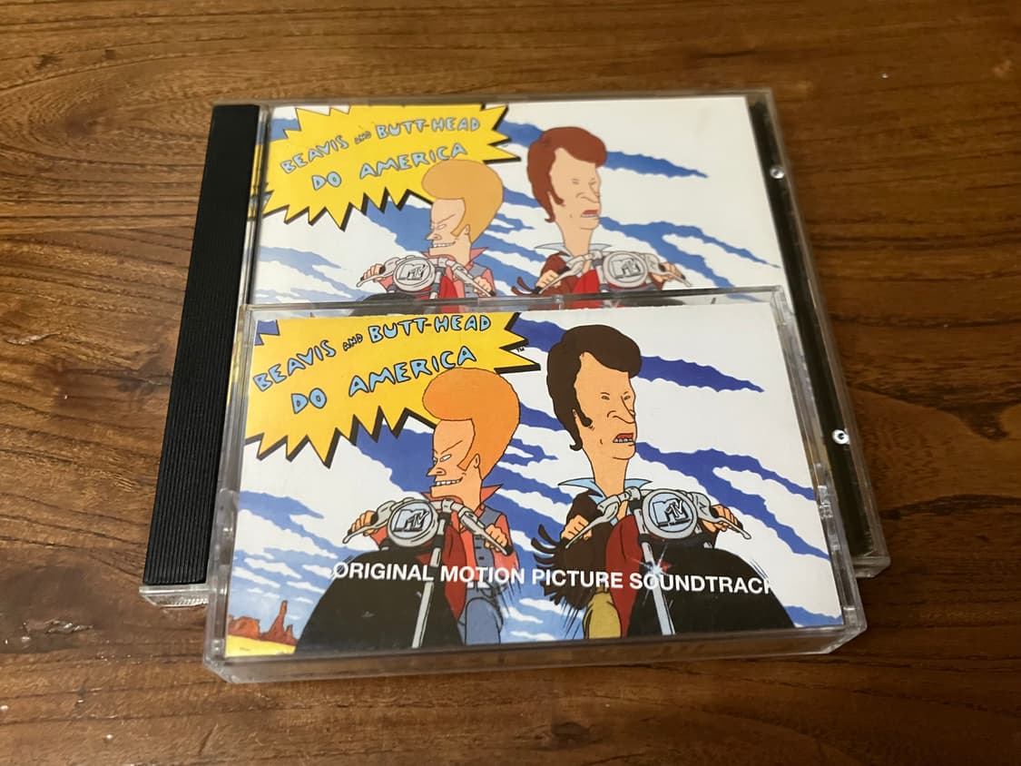 90s 애니 영화 비비스앤벗헤드 OST 라이센스 초판 CD 카세트테이프 상품이미지1