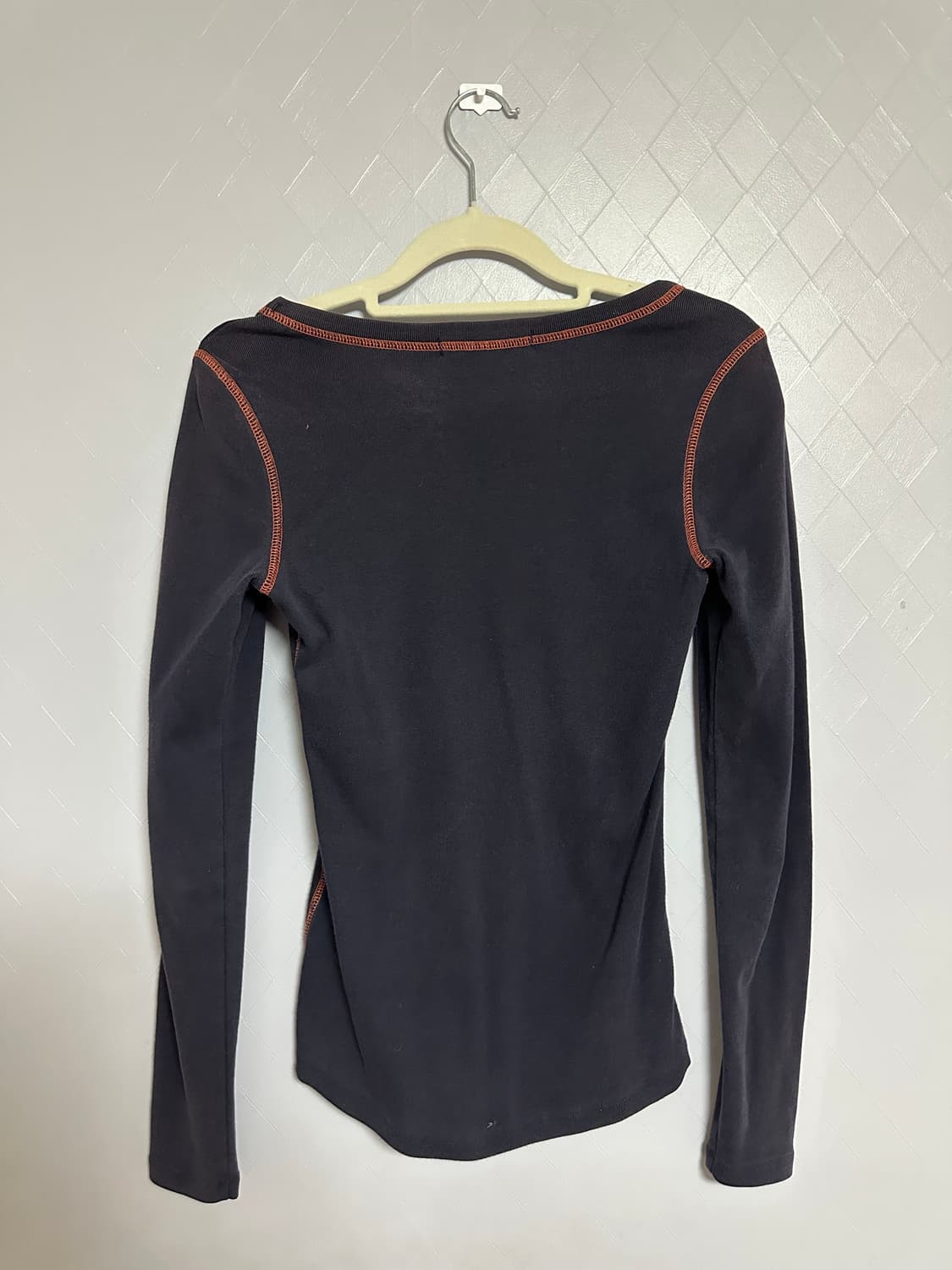 에고이스트 y2k 큐빅 레터링 롱슬리브 상품이미지2