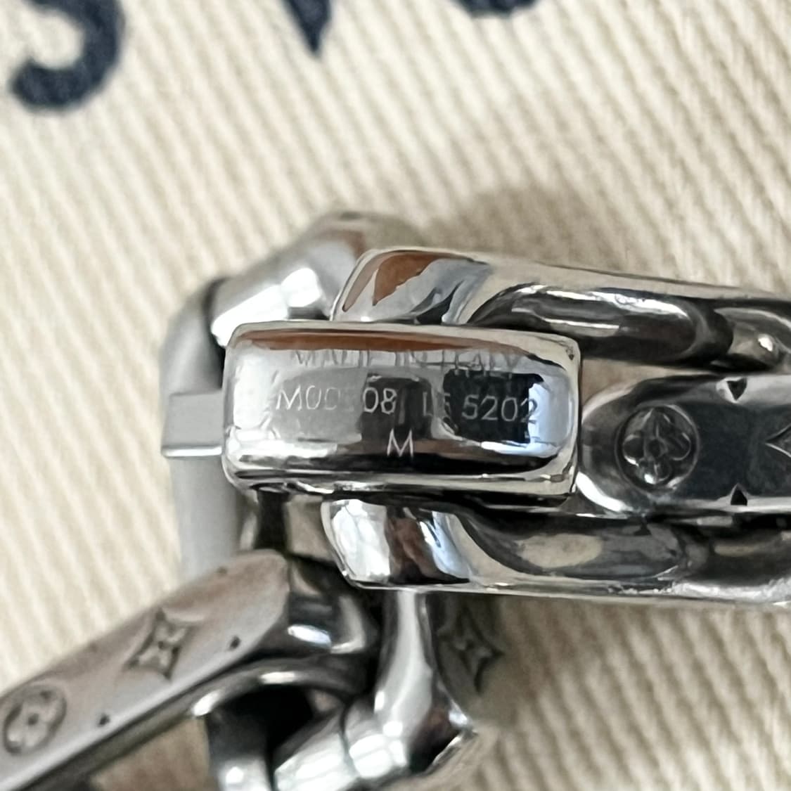 [S+급/정품] 루이비통 모노그램 체인 팔찌 M00308 상품이미지4