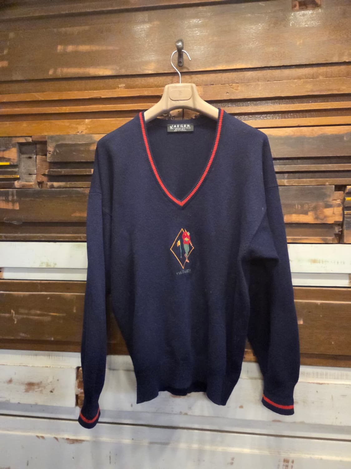 Jaeger 스코틀랜드 메이드 램스울니트  상품이미지1