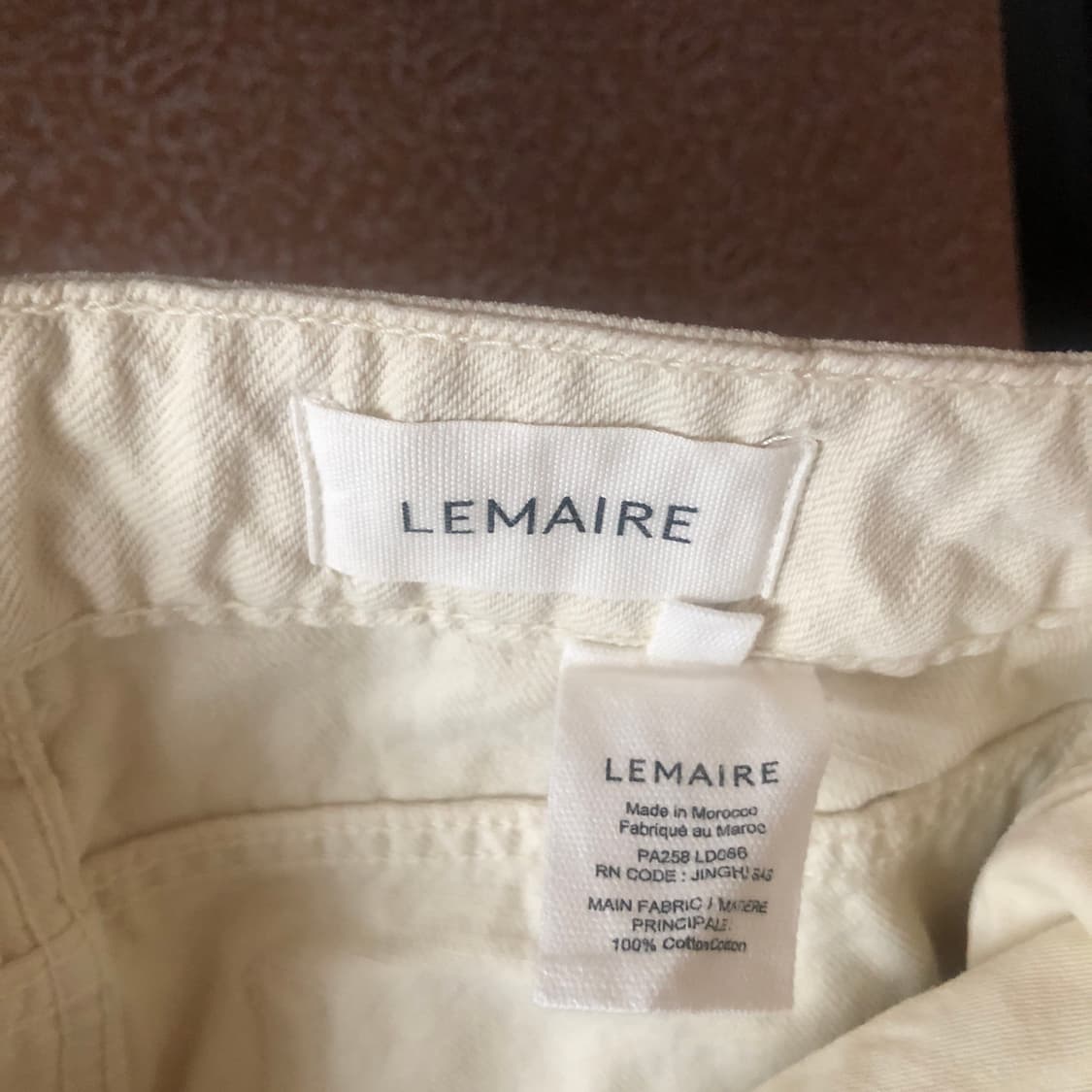 르메르 하이웨스트 스트레이트 팬츠 상품이미지5