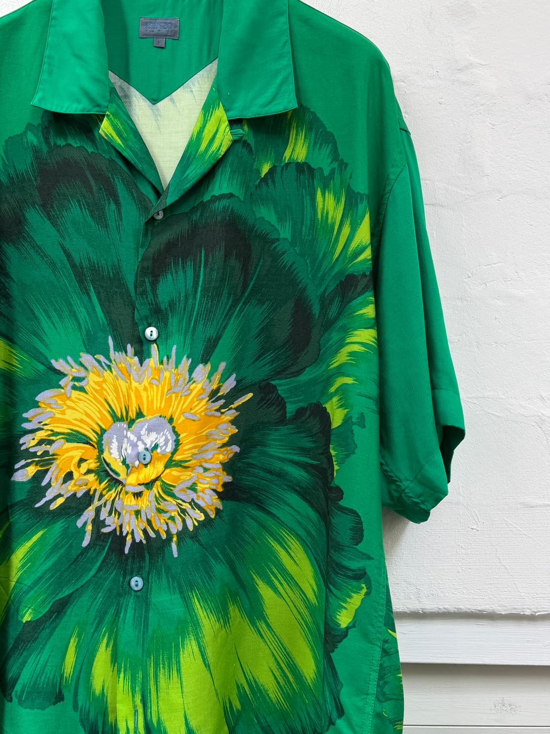 Kenzo 겐조 90's 메이드인재팬 플라워 셔츠 F 상품이미지3