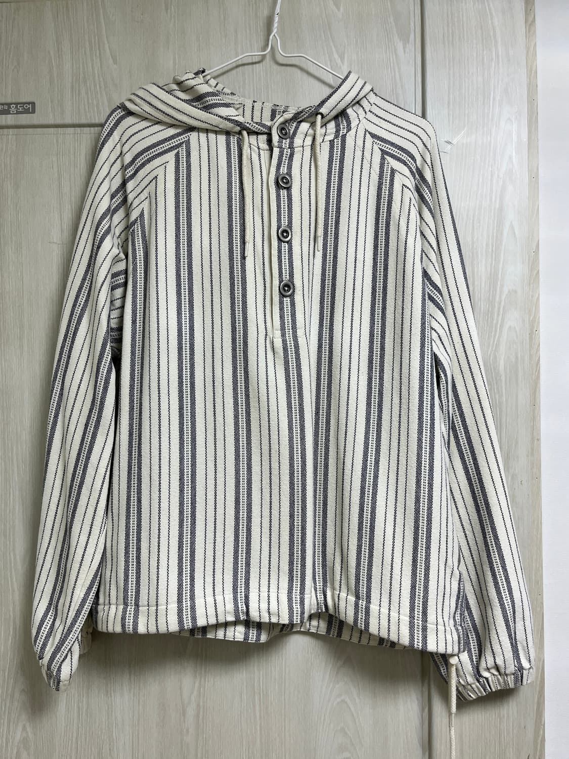 디스이즈네버댓 Stripe Jacquard Hoodie (S) 상품이미지7