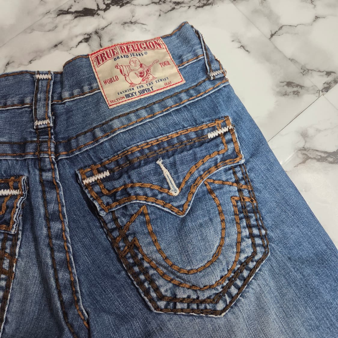 트루릴리전 5부반바지 데님팬츠 (이사정리 할인) 상품이미지5