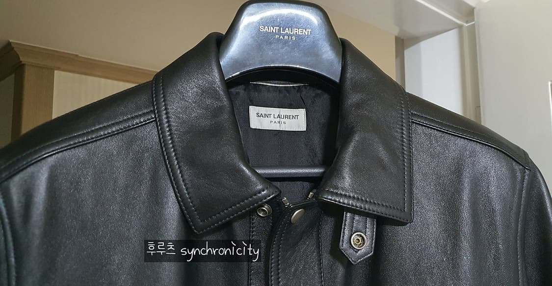 생로랑 로제 가죽자켓 50 드럼드 램스킨 레더자켓 상품이미지9