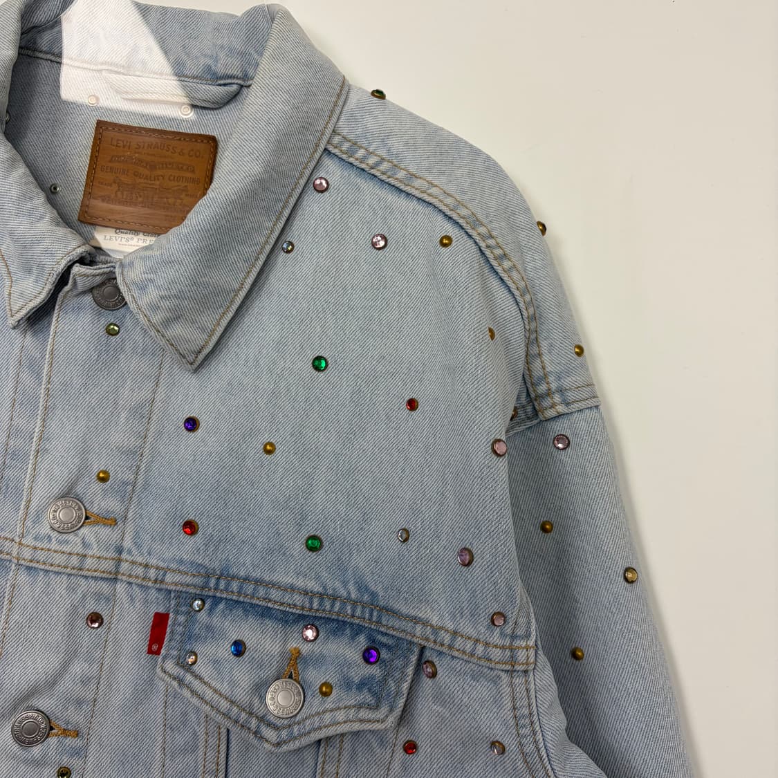 리바이스 스터드 대드 트러커 데님 청자켓 상품이미지4