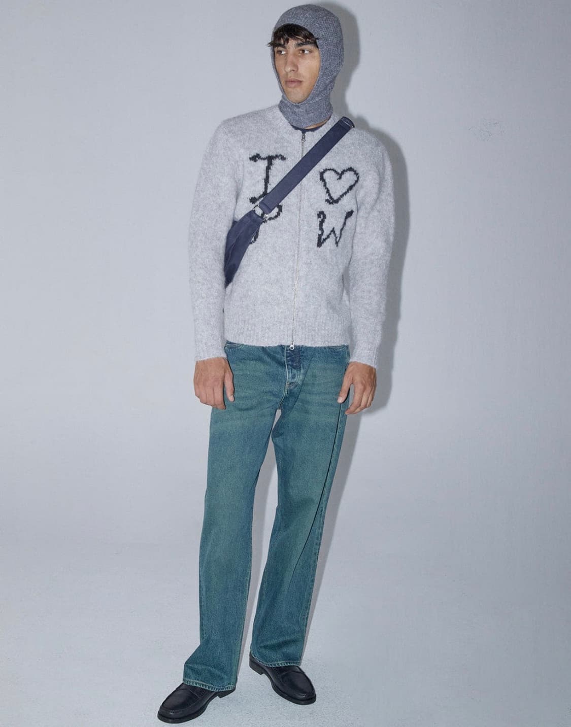 팔로마울 크러쉬 니트집업 남성M 상품이미지1