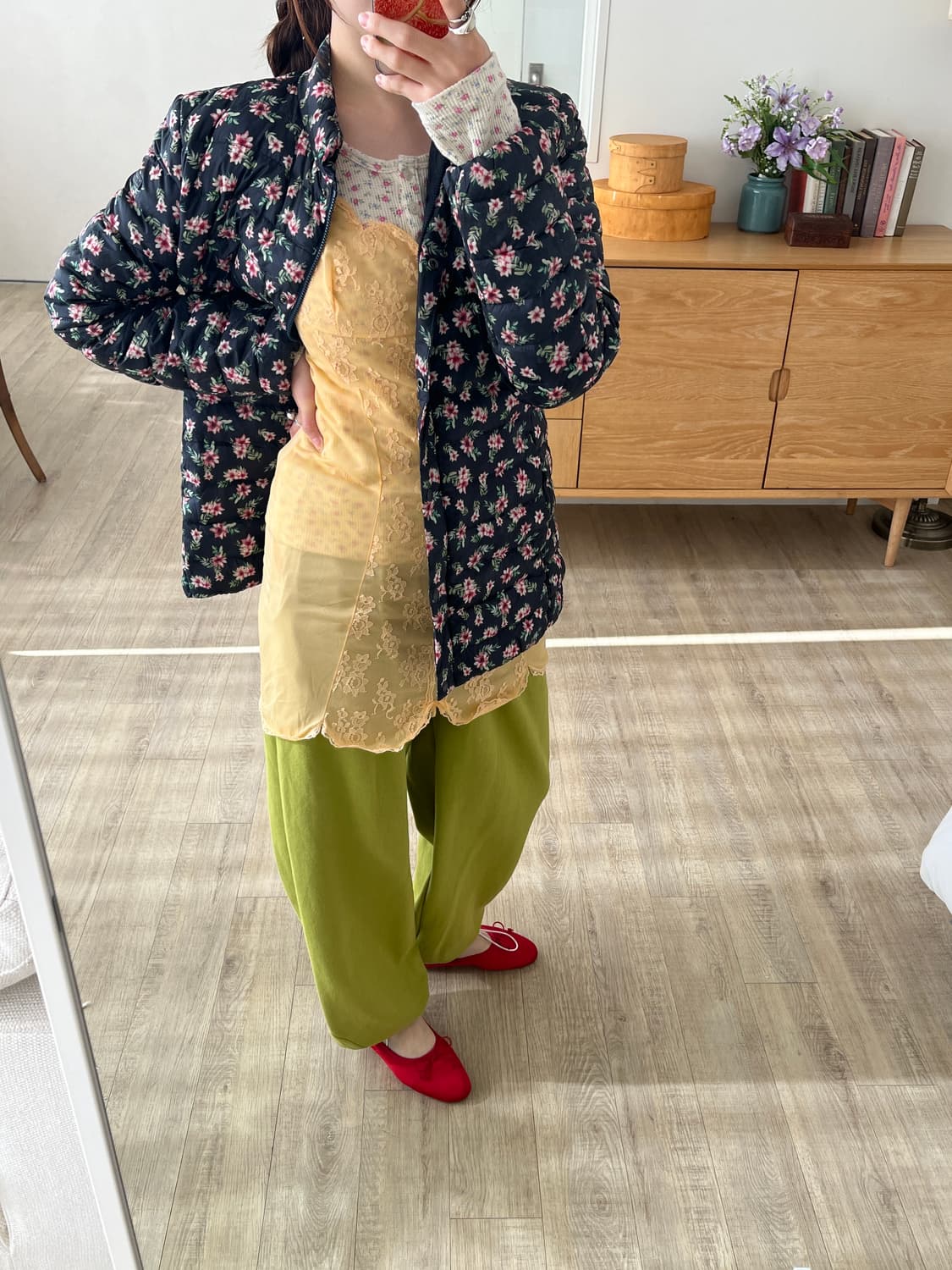 Vintage bloom puffer 상품이미지5