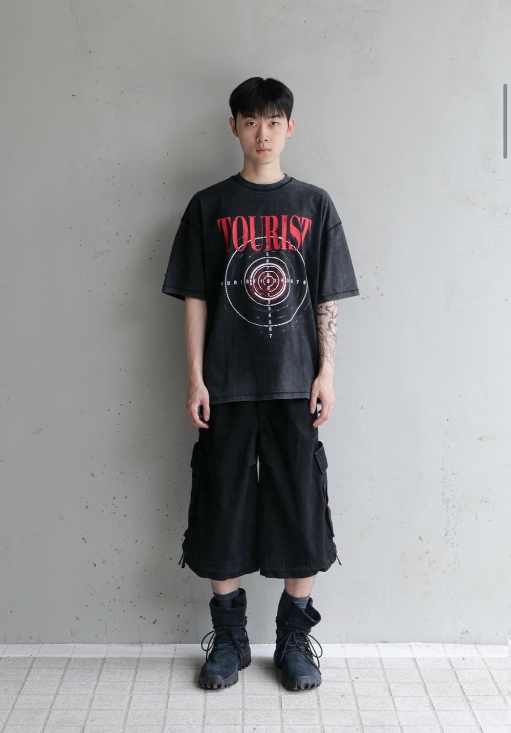 ETCE LAYERED BACK CARGO SHORTS 상품이미지3