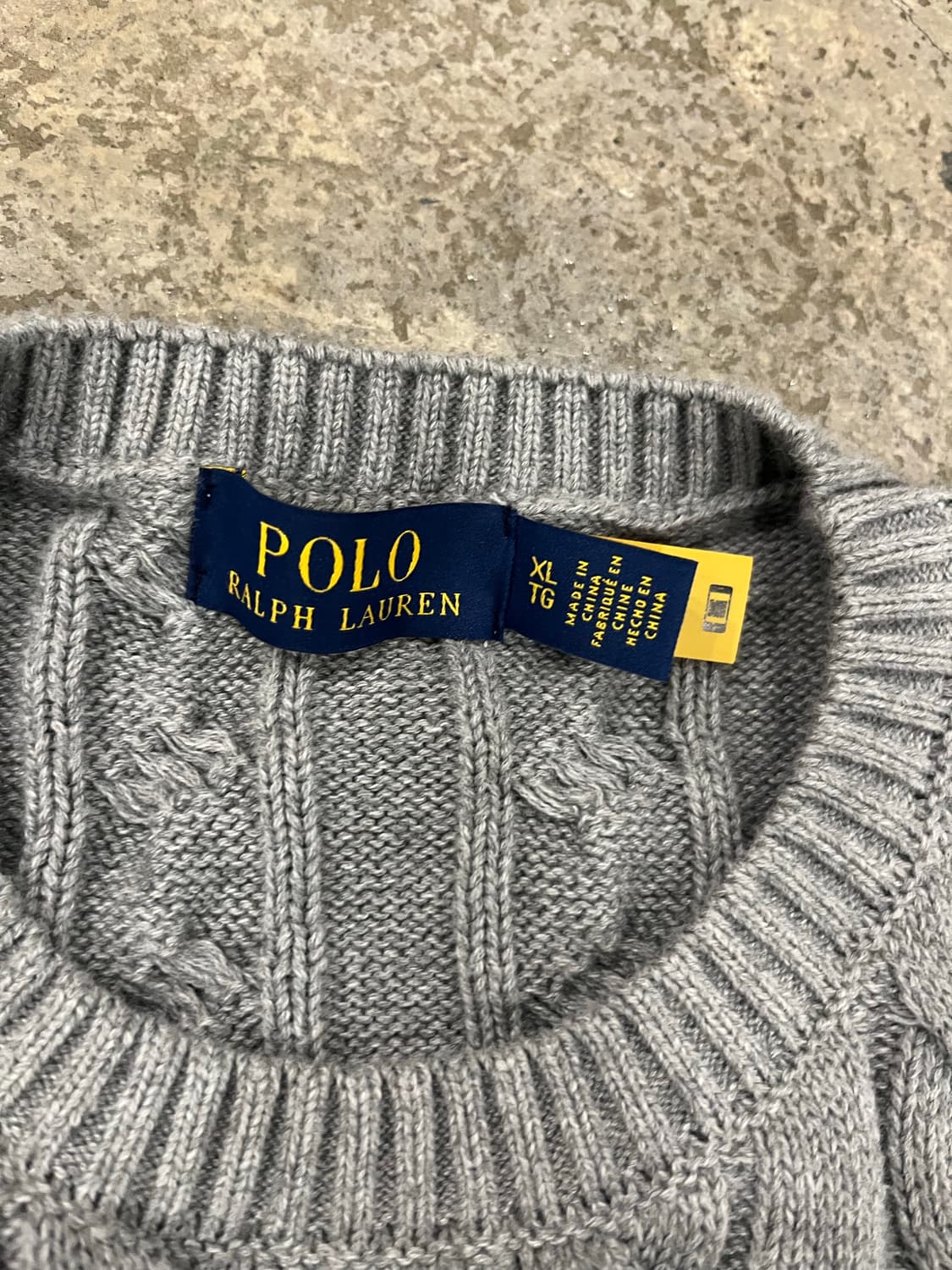 폴로 랄프로렌 꽈배기 니트 상품이미지3