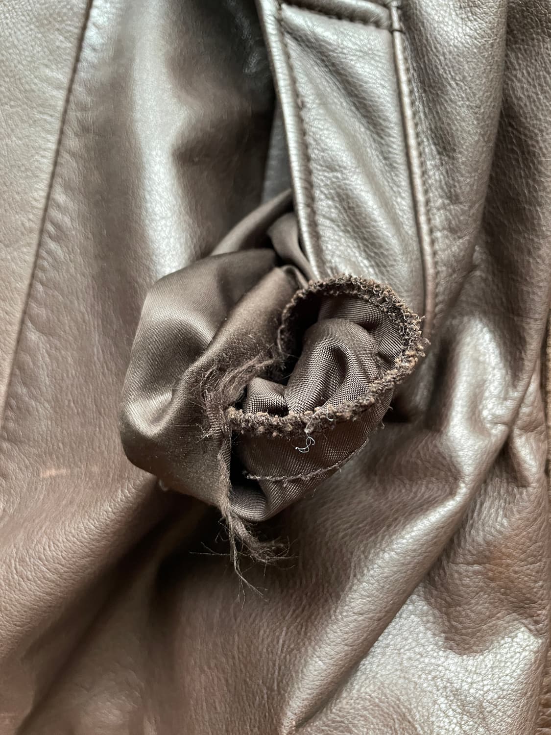 90s 올드갭 레더 카코트 브라운 gap carcoat 상품이미지6