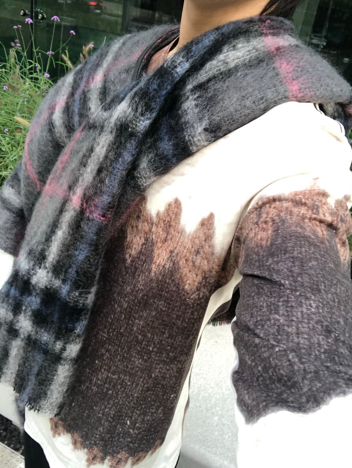 블레스 모헤어 오버 머플러 상품이미지1