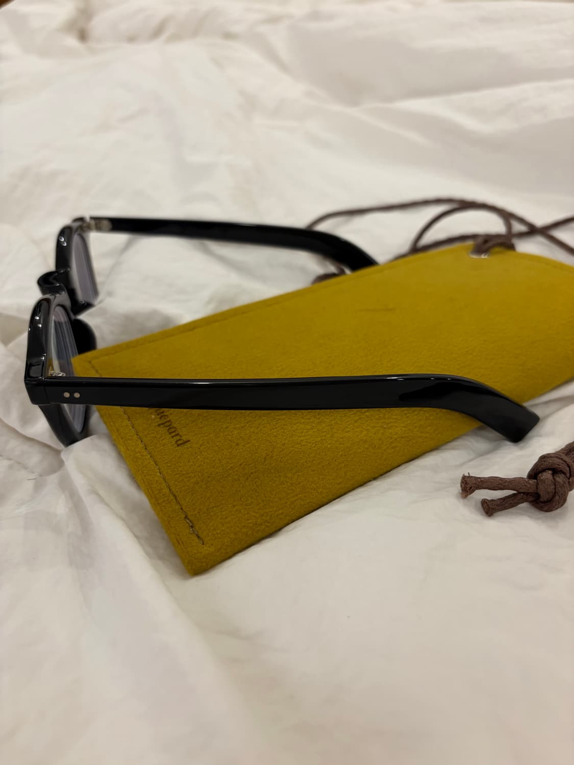 guepard/규파드 GP-05 블랙 뿔테 안경 상품이미지5