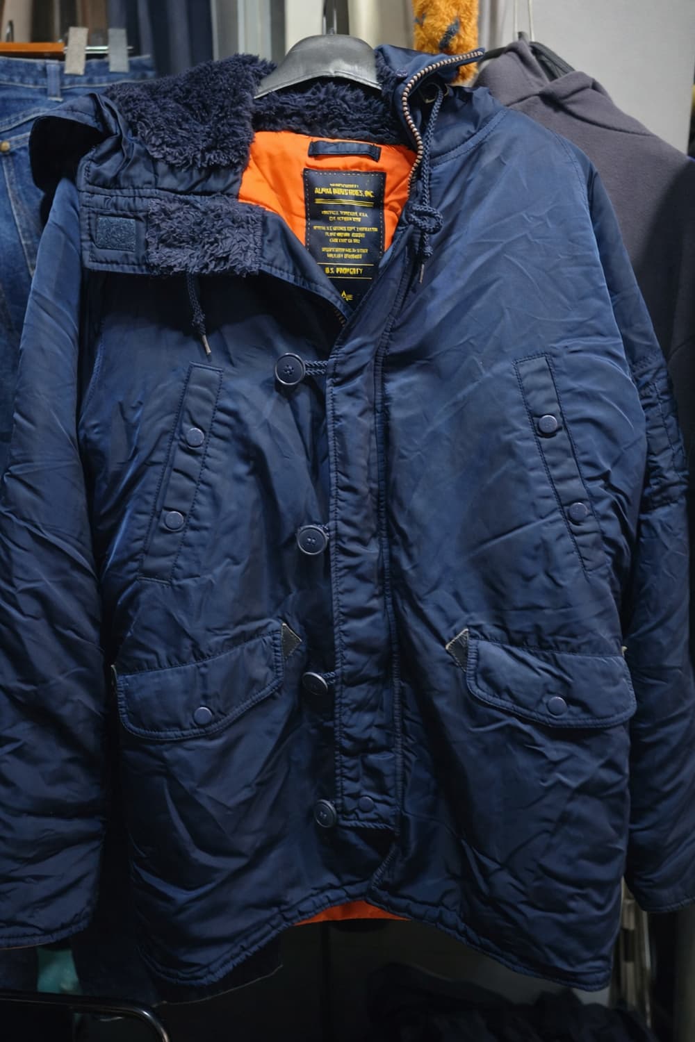 Alpha Industries N-3B — Navy 상품이미지1