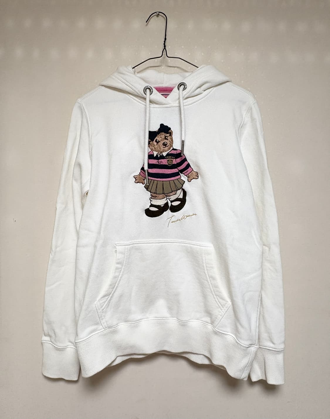 티니위니 흰색 후드티 상품이미지1