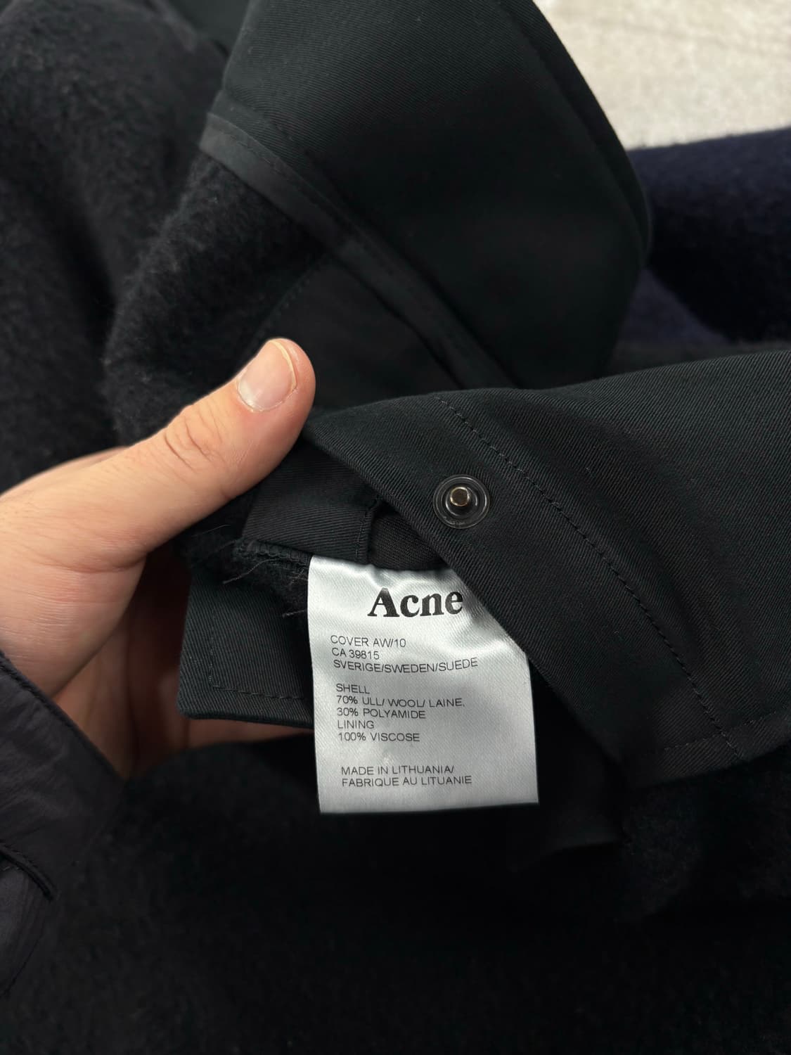 Acne Studios Wool Duffle Coat   상품이미지8