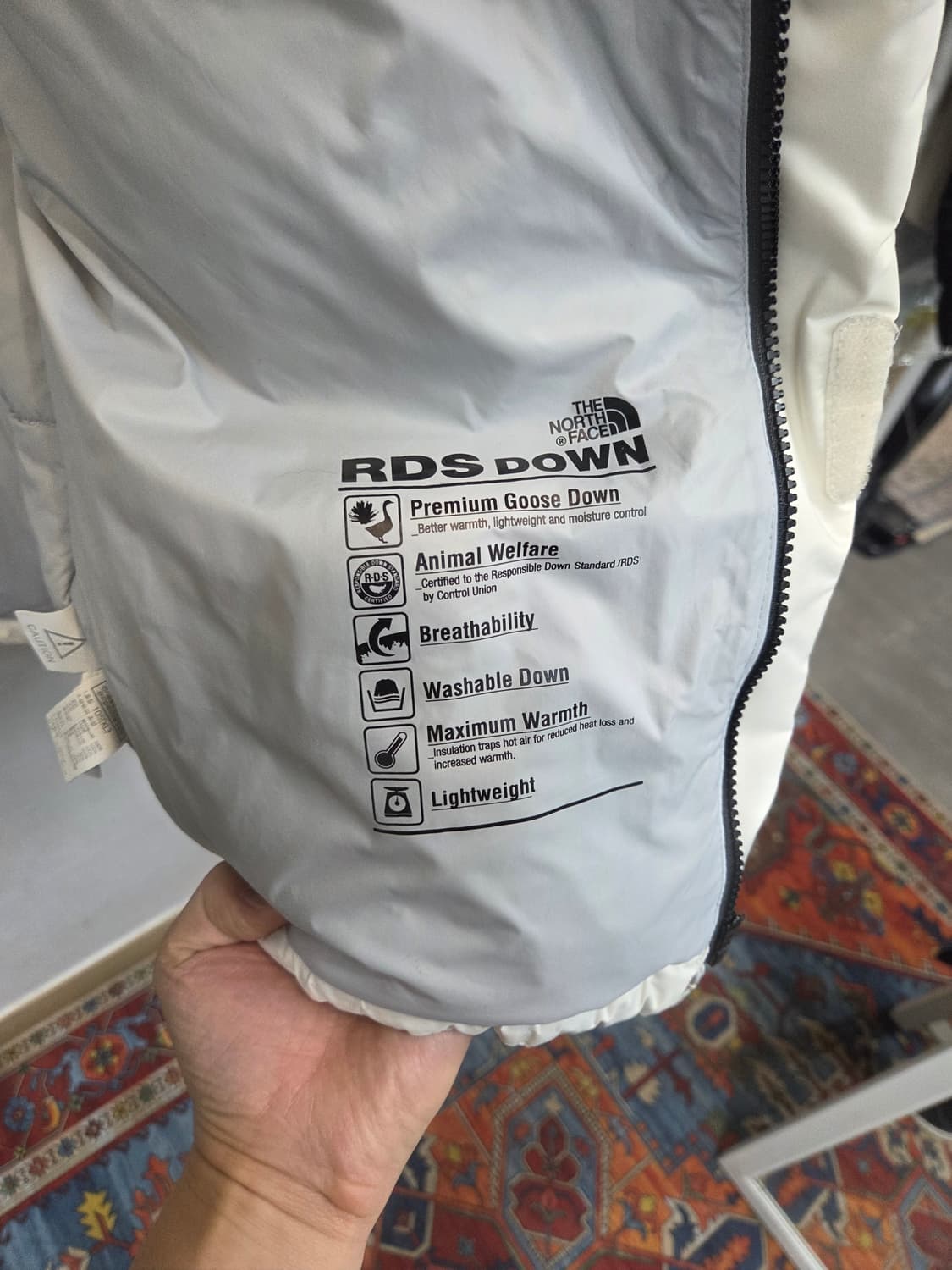 노스페이스 드라이벤트 에코 에어다운 패딩 xl 상품이미지4