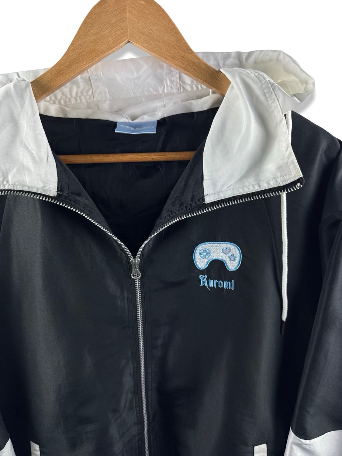 쿠로미 백프린팅 후드 바람막이 자켓2713 상품이미지3